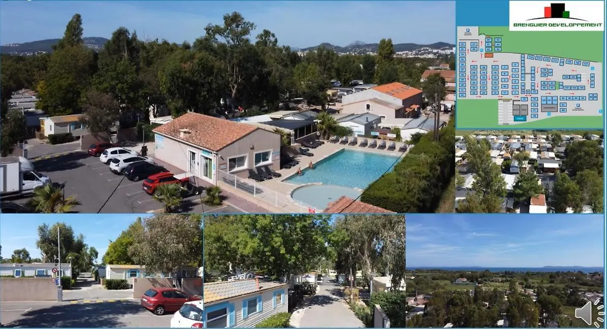 Mobil Home Piscine Promotion Juin Juillet 3 Chambres - 2 Sdb -Climatise - 300M De La Mer - Piscine - Parking - Hyeres